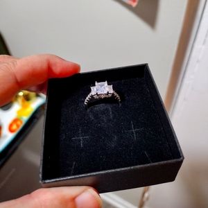 Man made Diamond Ring I got it for my girlfriend but she wanted a different ring